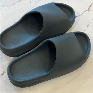 Adidas Slide Sandals in Deep Charcoal
